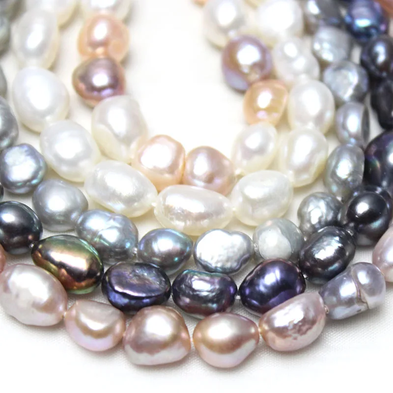 100% Natural Colorful Freshwater Pearl Irregular Baroque Pearls Bead For Jewelry Making DIY Bracelet Necklace 14\