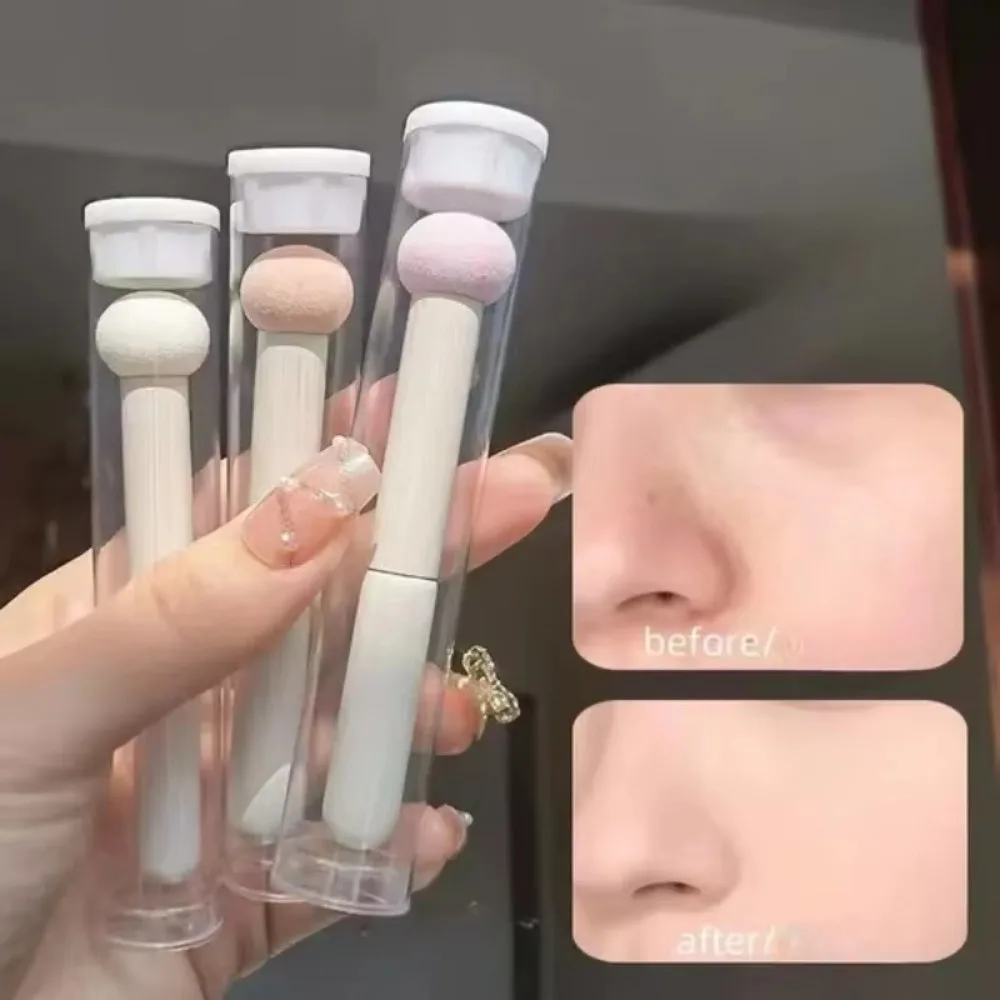 1Pcs Mushroom Head Sponge Concealer Brush Easy To Clean Cover Dark Circles Makeup Brush Manicure Accessories Tool