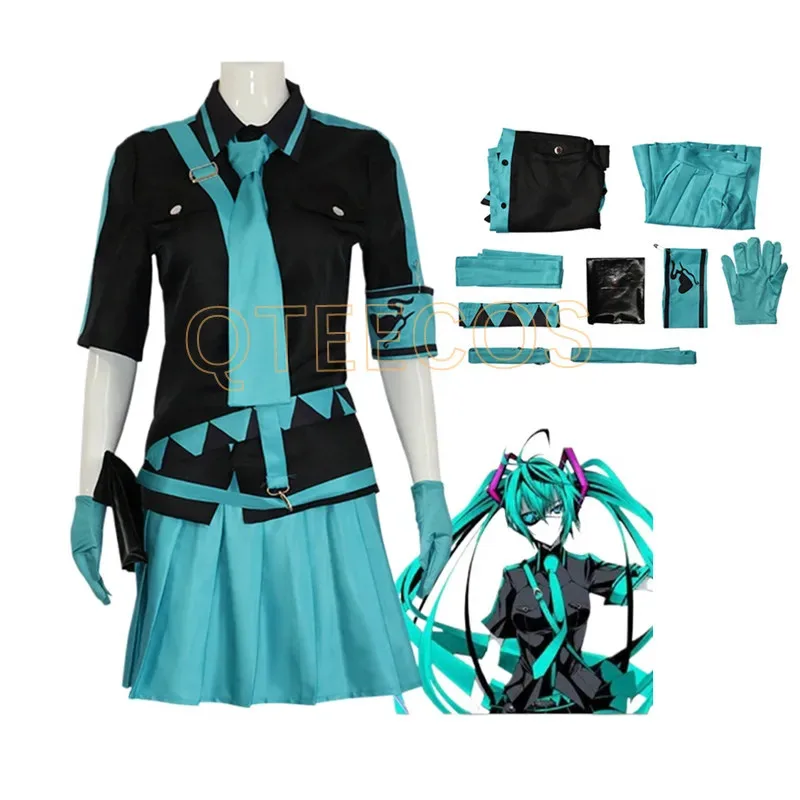 

LQMiku Koi Wa Sensou Cosplay Costume Black Version Workwear Love is War Project Sekai Colorful Stage Halloween Outfits