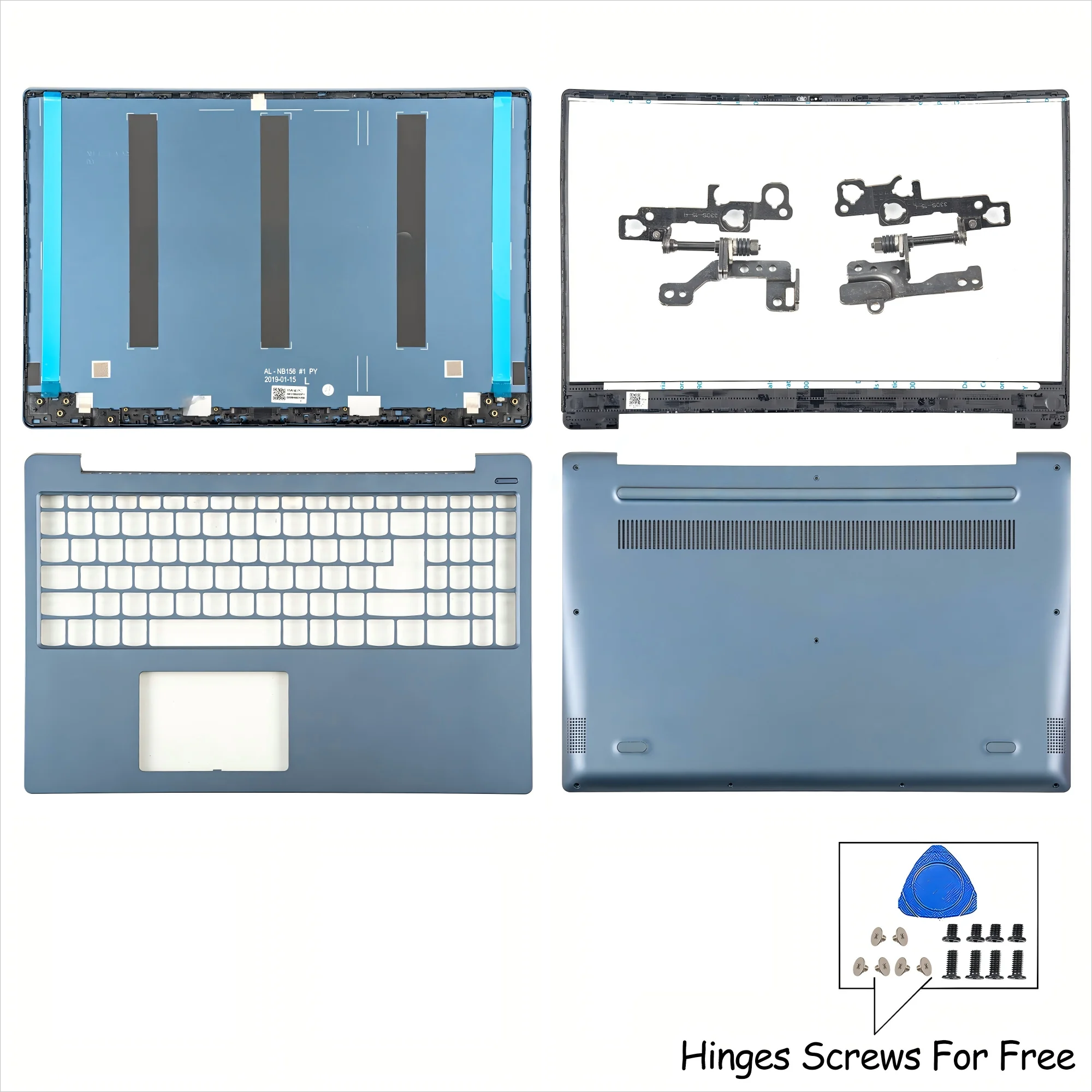 

New For Ideapad 330S-15ARR 330S-15IKB 330S-15ISK 330S-15AST LCD Back Cover Front Bezel Palmrest Hinges Housing Case AM1E1000400