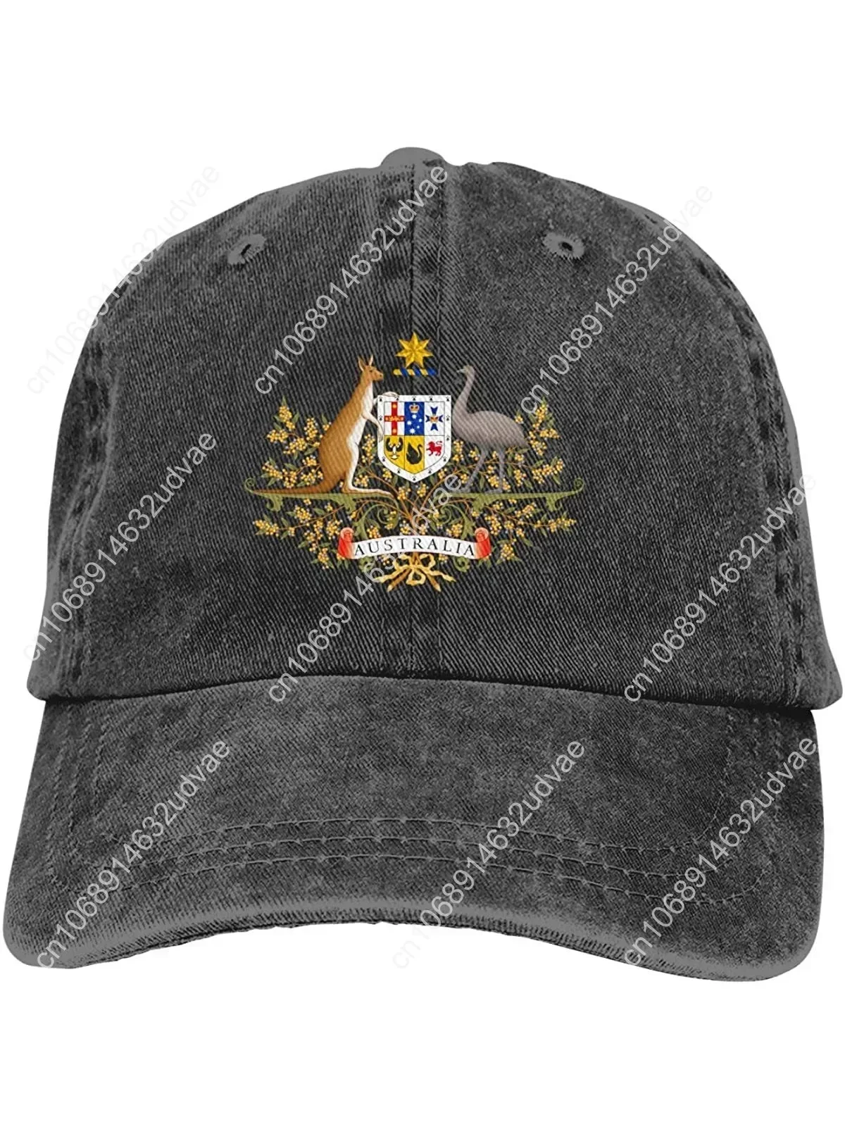 

Denim Cap Australia Badge Kangaroo Ostrich Flag Dad Baseball Caps Adjustable Classic Sports for Men Women Hat