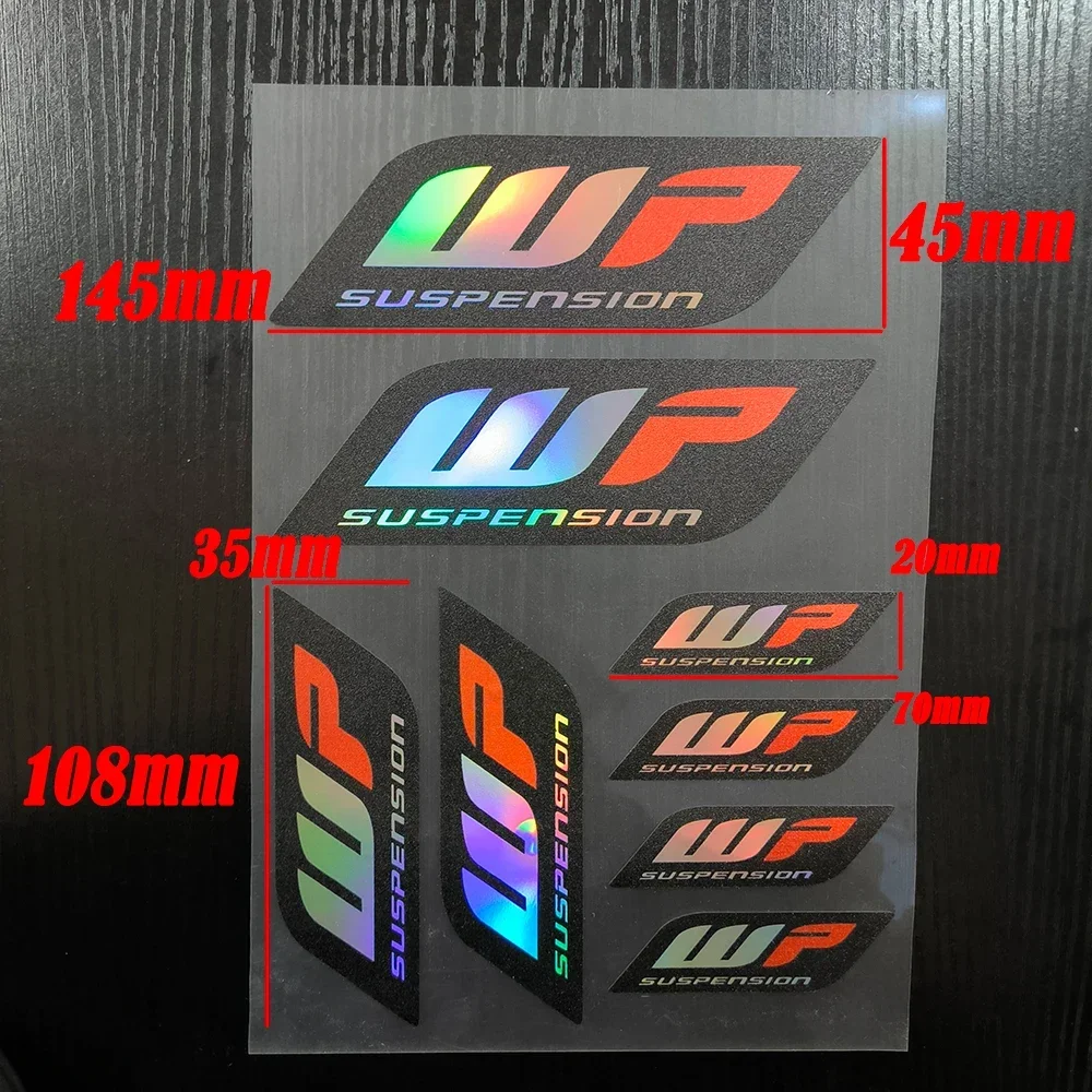 WP Moto наклейка аксессуар лазерная радужная подвеска модификация украшения мотоцикл водонепроницаемая наклейка WP Moto наклейка аксессуар лазерная радужная подвеска модификация украшения мотоцикл водонепроницаемая наклейка
