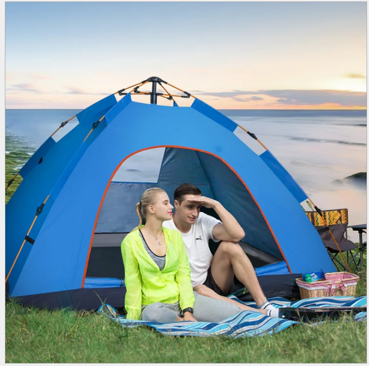 

Manufacturers Wholesale Outdoor Camping 1-4 People Beach Simple Speed Open Folding Automatic Tent