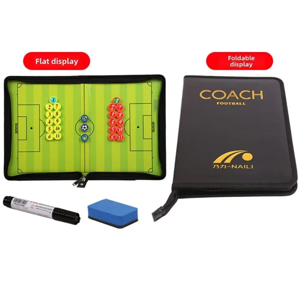 Soccer Tactical Board Football Clipboard Foldable Magnetic for Coach Training