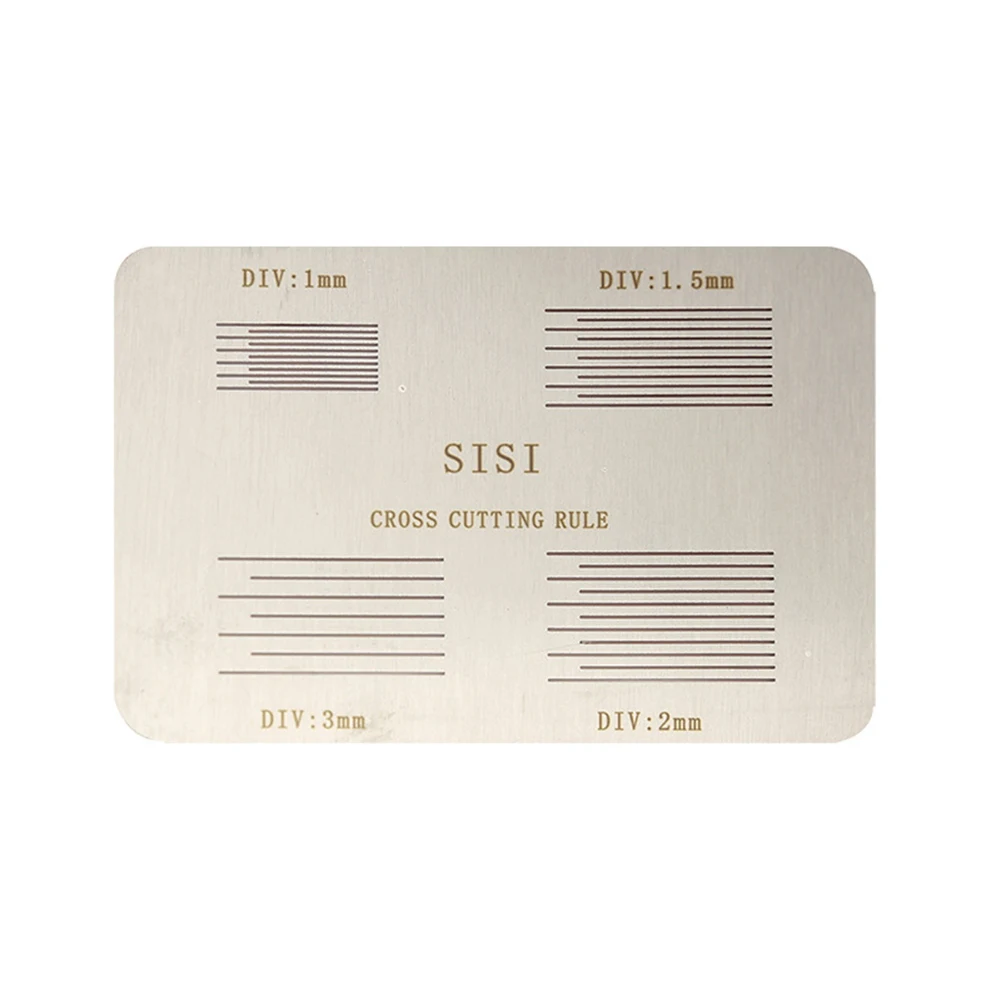Stainless Steel For Cross Grid Adhesion Tester 100 Grid Scratch Board Coating Paint Film Inspection Tool For DIY Electrical Appl