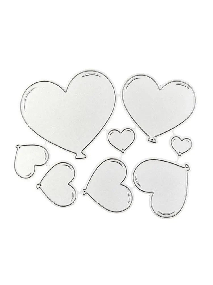 

Carbon Steel Cartoon Hearts Cutting Die Embossing Stencil Template Mold DIY Pape
