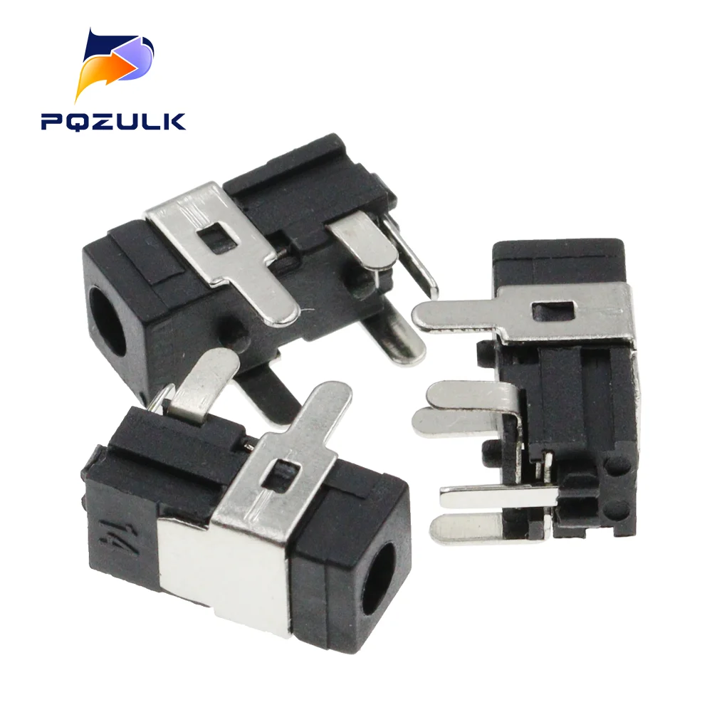 10PCS High Quality DC Power Socket Jack DC-011 PIN=0.7 Needle Size Adaptation 2.5mm*0.7mm Power Female Plug 2.5X0.7MM