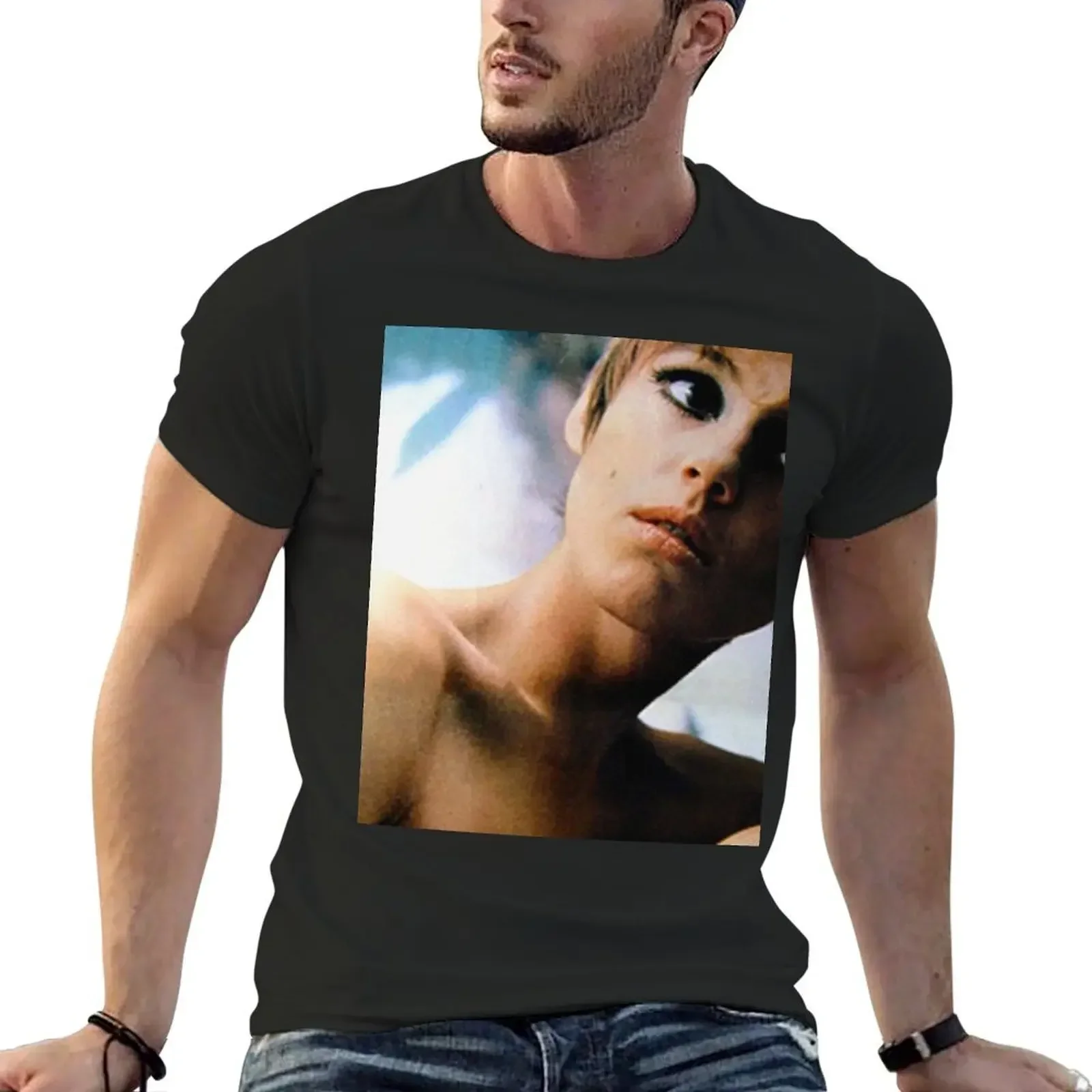 

edie sedgwick - black and white vintage 60s photography T-Shirt cute clothes tops big and tall t shirts for men