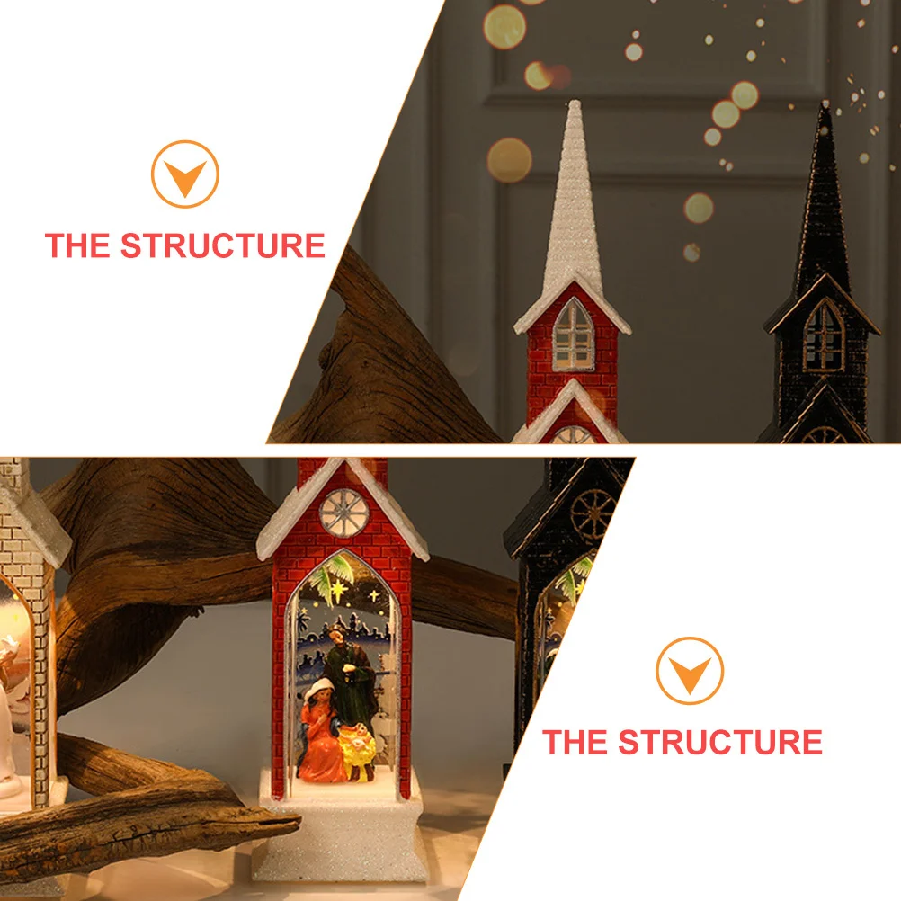 

Church Angel Wind Lantern Christmas Lamp Decor, Handmade Led Light For Xmas Festival, Adorable Energy-Saving Ornament,