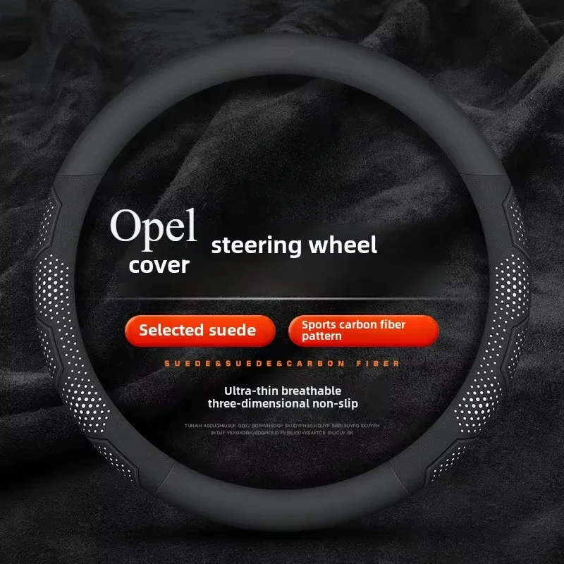 

Luxurious Car Steering Wheel Cover for OPEL Cascada Cavalier Combo Corsa Crossland X Frontera Grandland X Insignia Accessories
