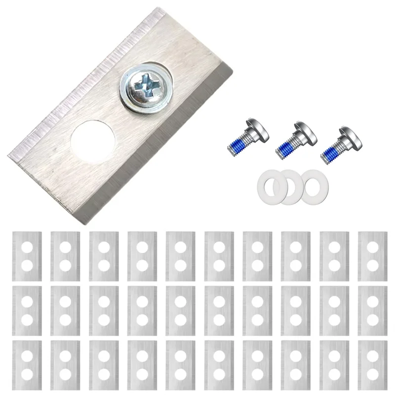 

【B07R】30 шт. сменные лезвия для газонокосилки из нержавеющей стали, дизайн с 2 отверстиями, лезвие для газонокосилки Mammotion Luba Robot