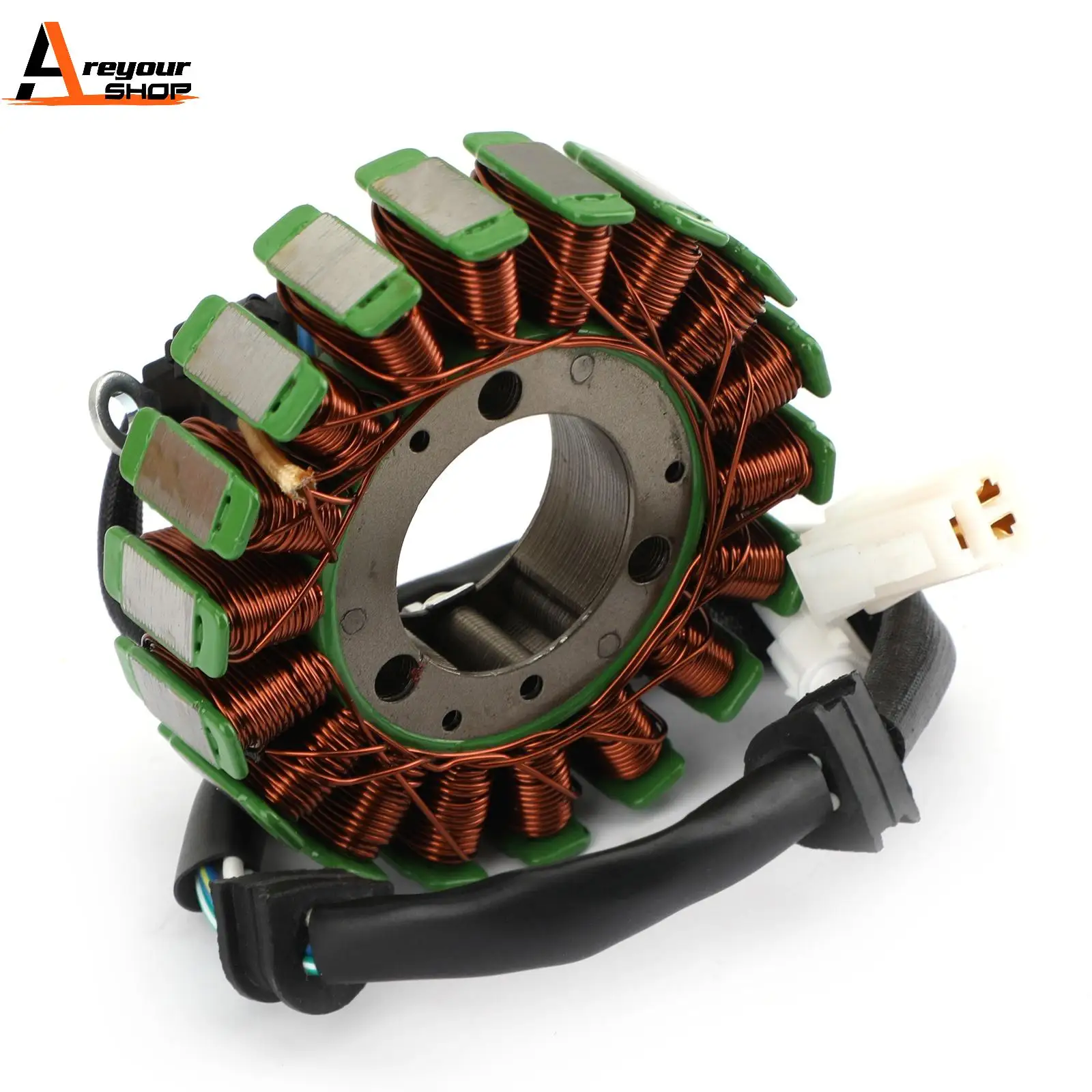 Areyourshop for Yamaha YS250 YBR250 2007-2011 2008 2009 2010 5D1-H1410-00 5D1-H1410-01 Magneto Generator Engine Stator Coil