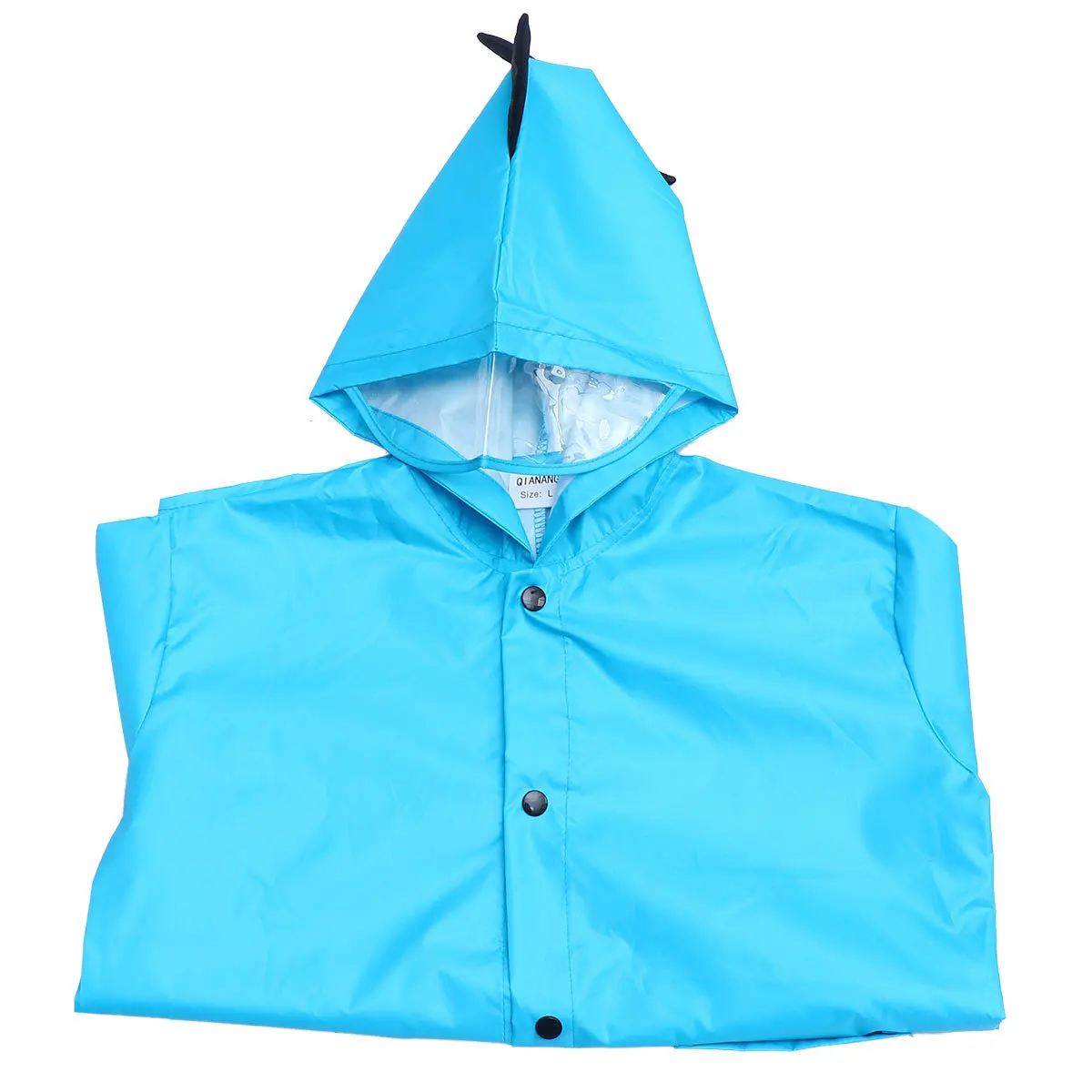 

1Pcs Lovely Dinosaur Pattern Raincoat Blue Xl Reusable Lightweight Waterproof Rain Poncho Perfect Outdoor Rainwear