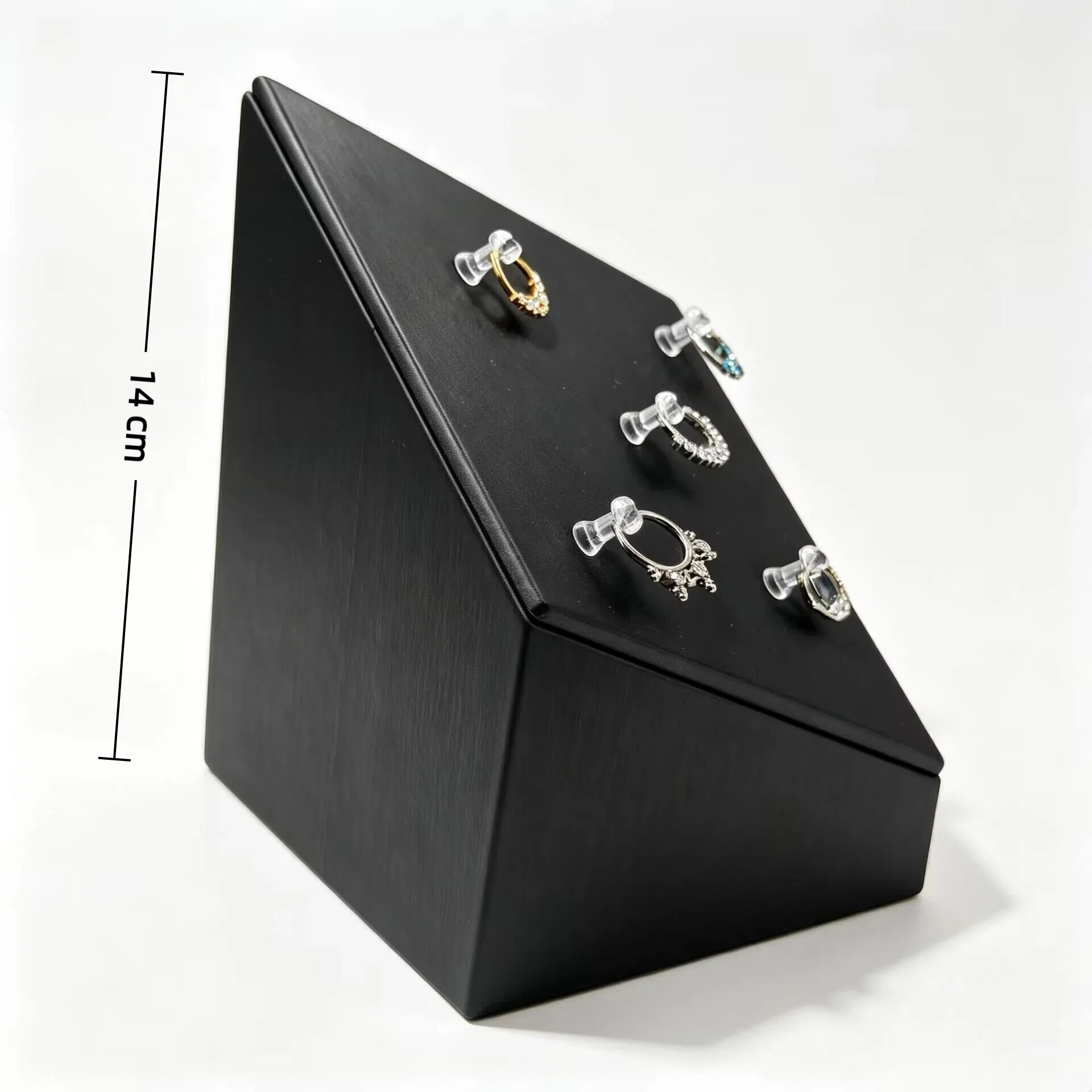 Faux leather Display Stand for 16G 14G Body Piercing Jewelry Display Holder Belly Nipple Body jewelry Organize