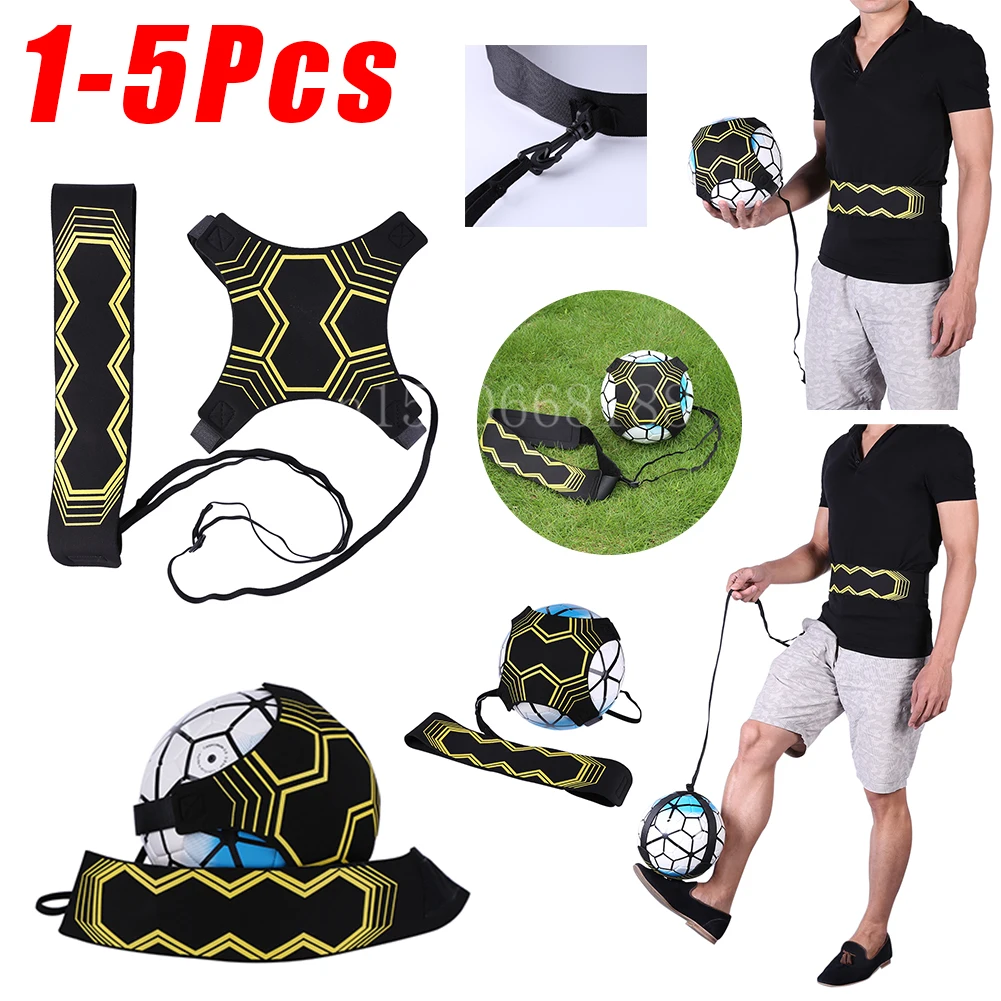 

Регулируемый футбольный тренажер для футбольного мяча, тренировочное оборудование, эластичный тренировочный пояс, спортивный помощник, одиночный тренировочный пояс