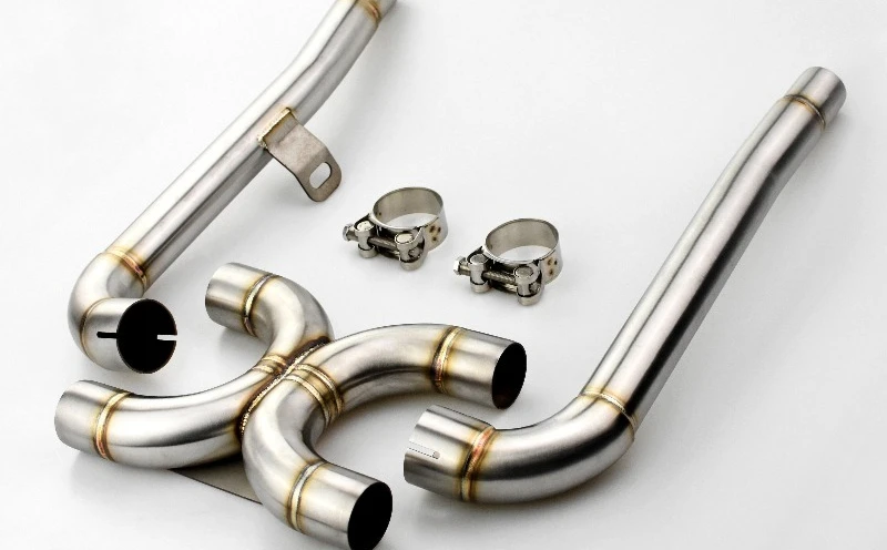 Adapt Triumph t120\ t100\ bobber exhaust instead of three-way catalytic X tube XL tube