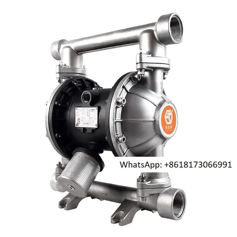 Gude brand pneumatic diaphragm pump QBY3-40 series self-priming non clogging corrosion-resistant water pump edge