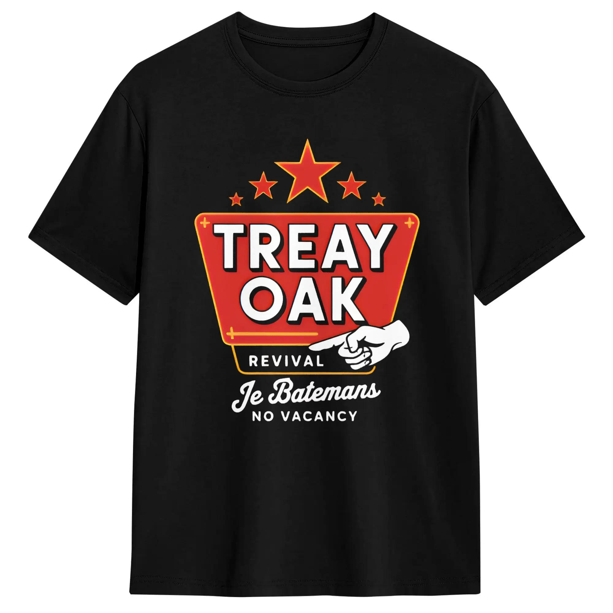 Men T-Shirt Country Music Band Treaty Oak Revival Novelty Cotton Tee Shirt Short Sleeve  T Shirts Crewneck Tops Plus Size