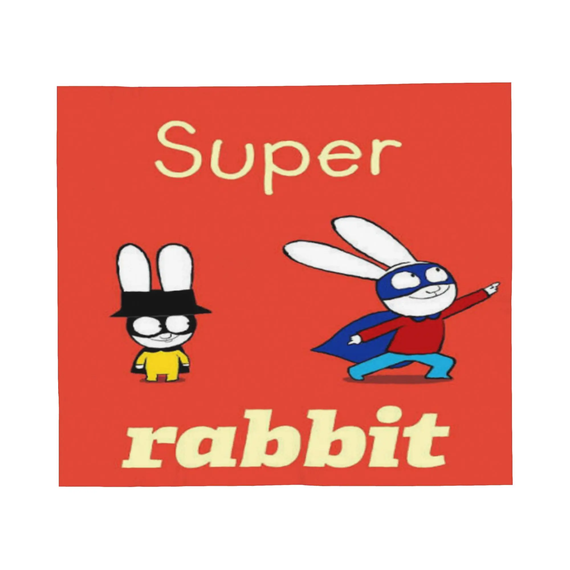 Simon Super Rabbit Accessories Blanket Ultra Soft  Throw Blankets for Bed 50x60 Inches Multi-size Bedding Throws