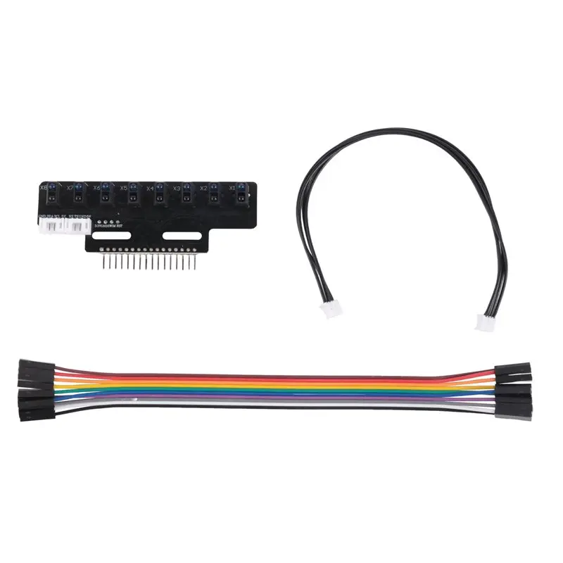 1PCS 8 Channel High Precision Electronic Infrared Line Tracking Sensor Module Support Automatic Calibration