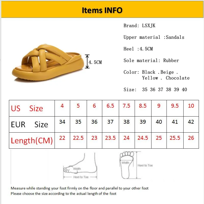 LSXJK Sheepskin Slippers 2022 Summer New Thick Sole Versatile Sandals Casual Heightening Fashion Women\'s Shoes