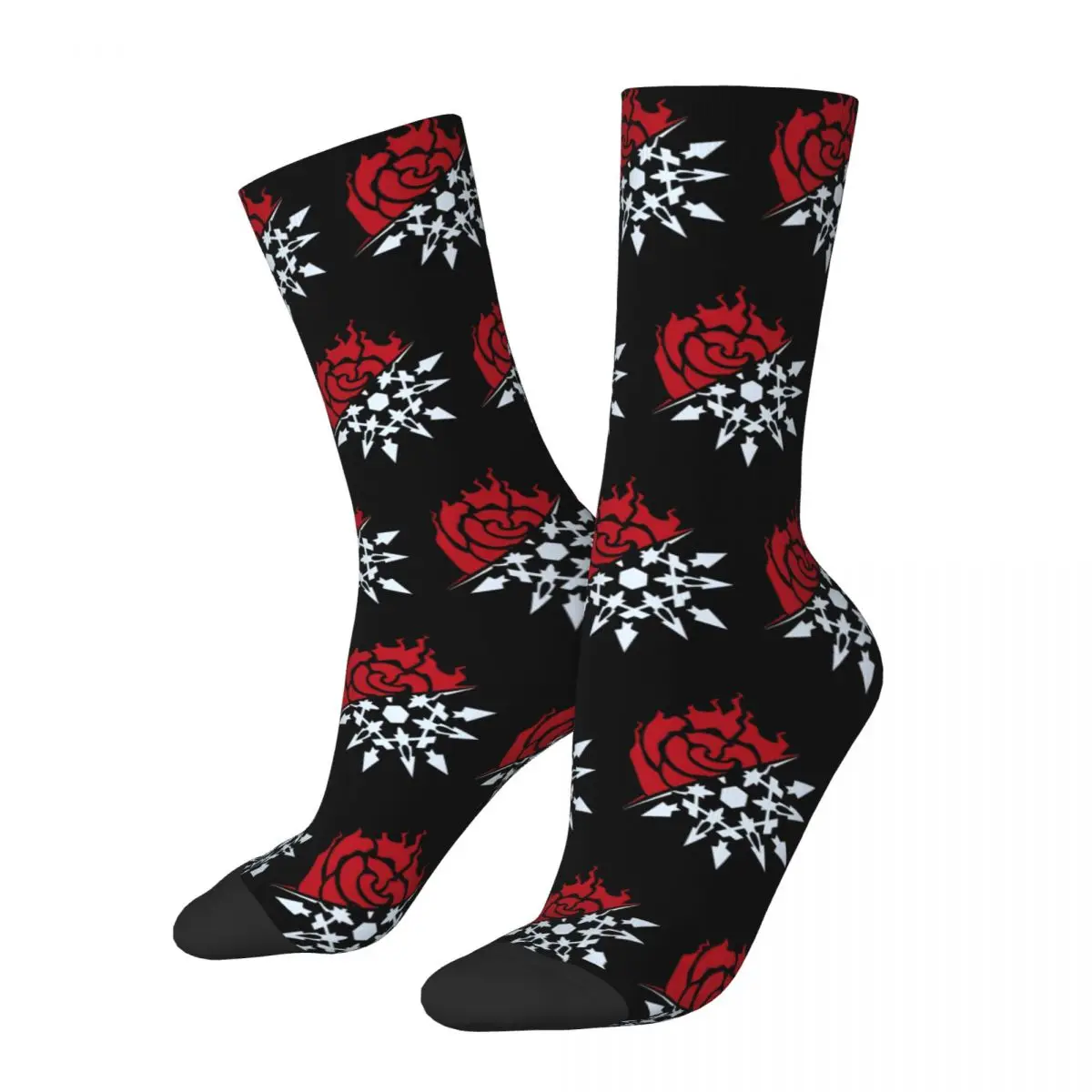 

RWBYs WhiteRose Emblem Socks Accessories For Men Women Print Socks Soft Best Gifts