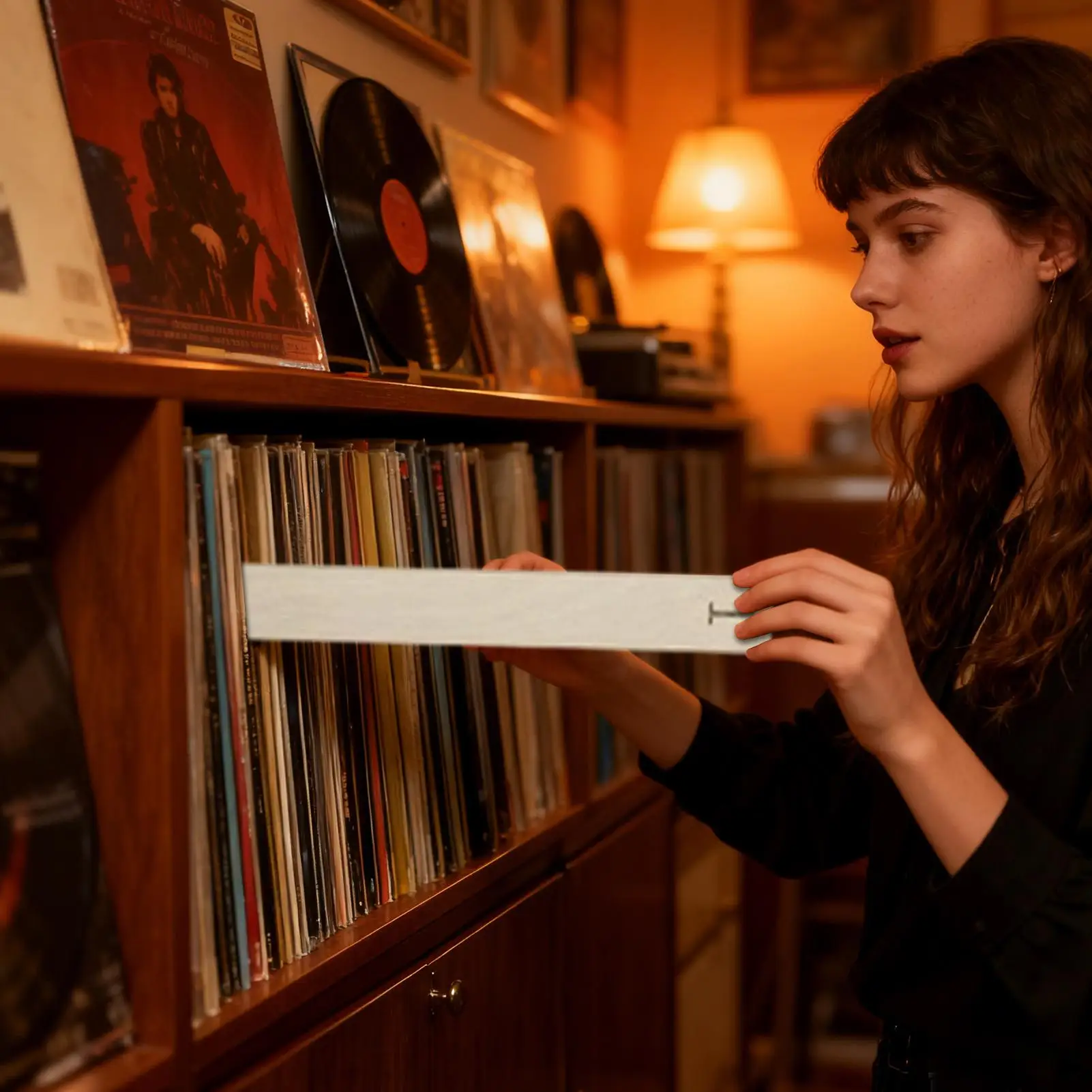 

26 Pcs Wood Vinyl Record Dividers A-Z DVDOrganizer Dividers File Dividers with Alphabet Tabs CdRecord Dividers ​