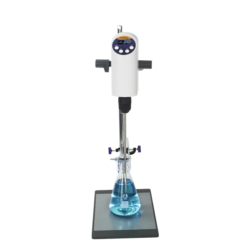 40L Digital Display Timer Overhead Stirrer 20000mPas LCD Electric Stirrer Mixer 100-2000RPM