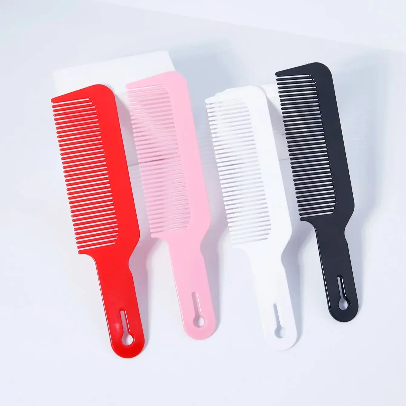 مشط حلاقة احترافي ذو أسنان دقيقة لتصفيف وإثارة ومضاد للكهرباء الساكنة وغير قابل للكسر ومقاوم للحرارة #1