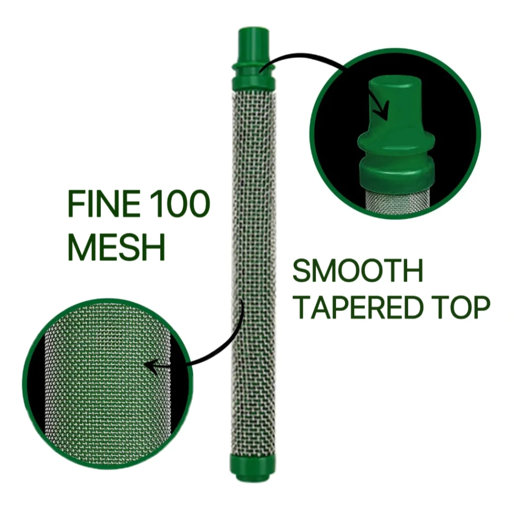 5PCS Airless Spray Gun Filter Repair Tools 60 100 120 Mesh Airless Spray Machine Accessories Gun Filter For Various Models