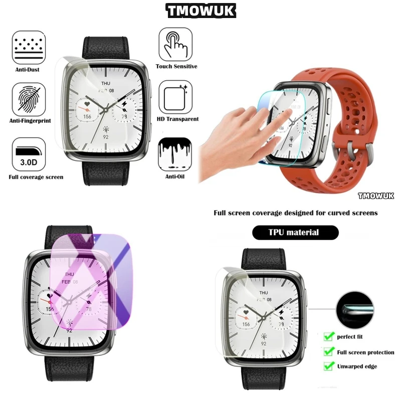 

For Amazfit Active 2 Square Active2, Fingerprint-Resistant Glass Coating