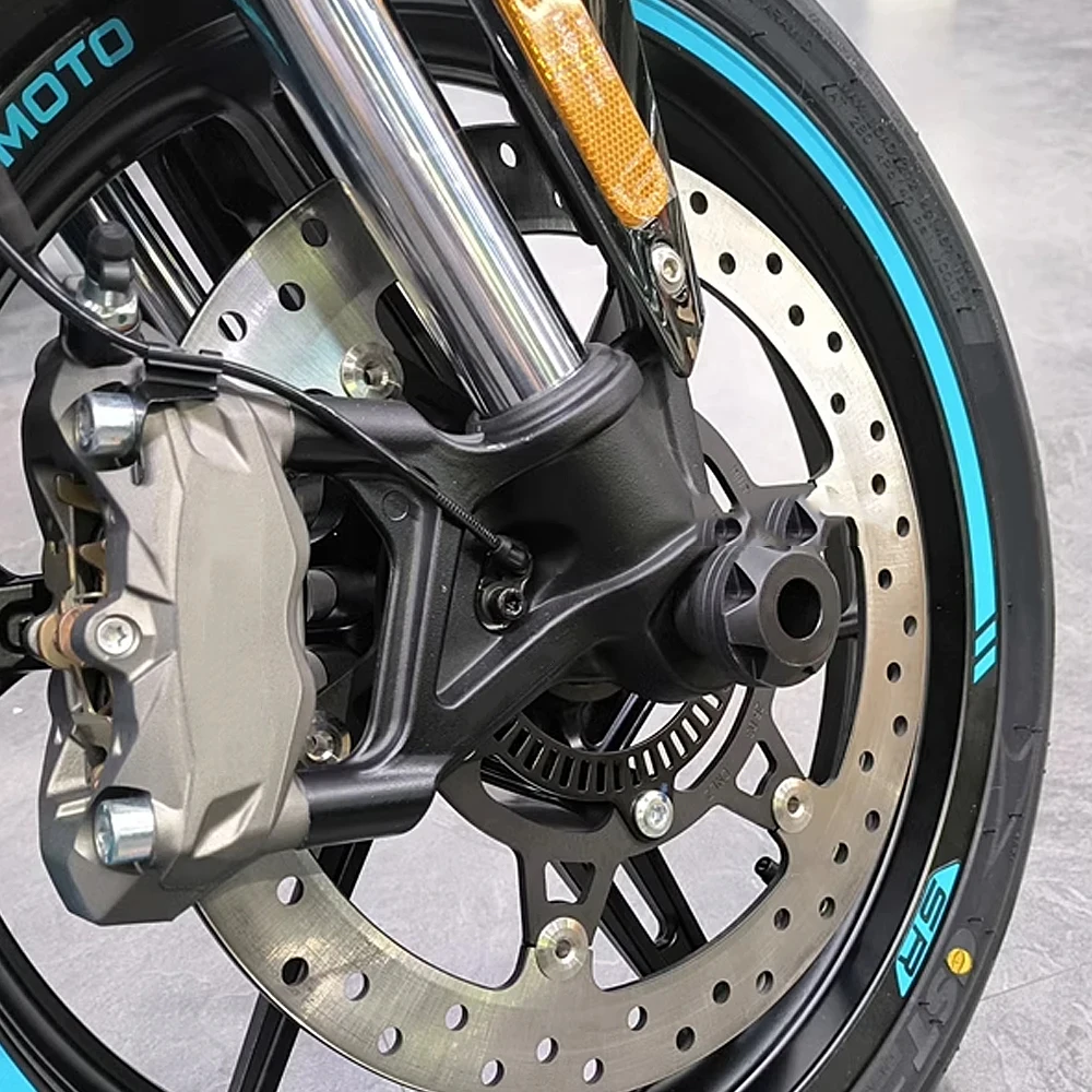 450sr roda garfo slider para cfmoto 450sr 450 sr 450nk 450ss acessórios dianteiro eixo da roda traseira garfo acidente slider protetor de roda