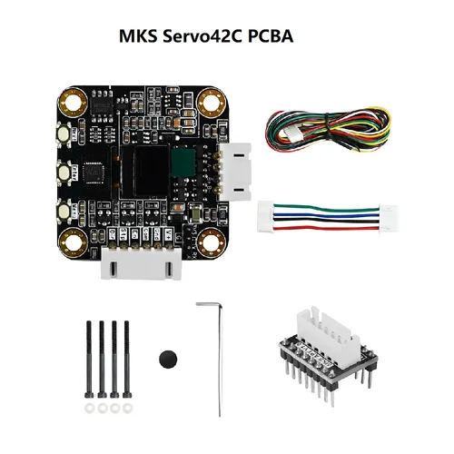 Imagen 2 del producto Makerbase MKS SERVO42C NEMA17 controlador de Motor paso a paso de circuito cerrado CNC piezas de impresora 3D STM32 placa PCBA de circuito cerrado