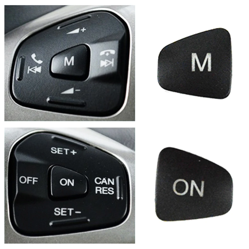 Car Audio Volume Cruise Control Switch Steering Wheel Button M ON Button For Ford Escort Fiesta MK7 MK8 ST Ecosport 2013