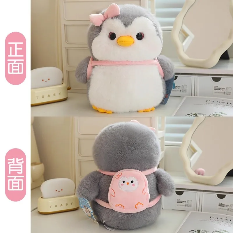 متوفر في المخزون الأصلي لينة ولطيفة البطريق الصغير ألعاب من نسيج مخملي لطيف أفخم وسادة النوم عيد ميلاد السنة الجديدة هدايا عيد الميلاد للأطفال