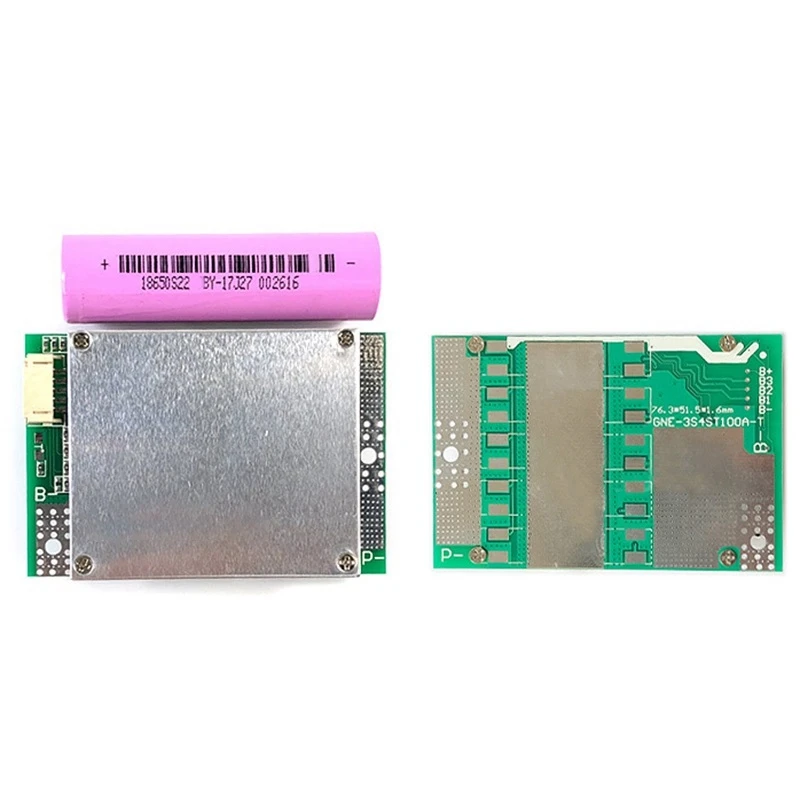 Placa de protección del cargador de batería de litio Li-Iron 4S 12V 50A BMS con equilibrio de batería/mejora la placa de protección PCB