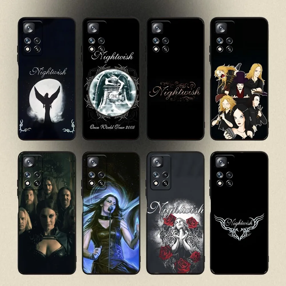 Rock Band Nightwish Lanternlight Phone Case For Samsung Galaxy A20,A21s,A22,A31,A32,A52,A53,A72,73,A80,A91 Soft Black Cover