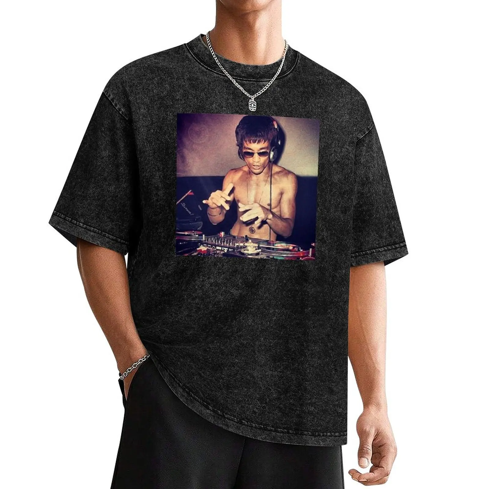 

DJ Bruce For Men & Women T-Shirt essential t shirt cotton graphic tees plus size clothes for a boy mens white t shirts
