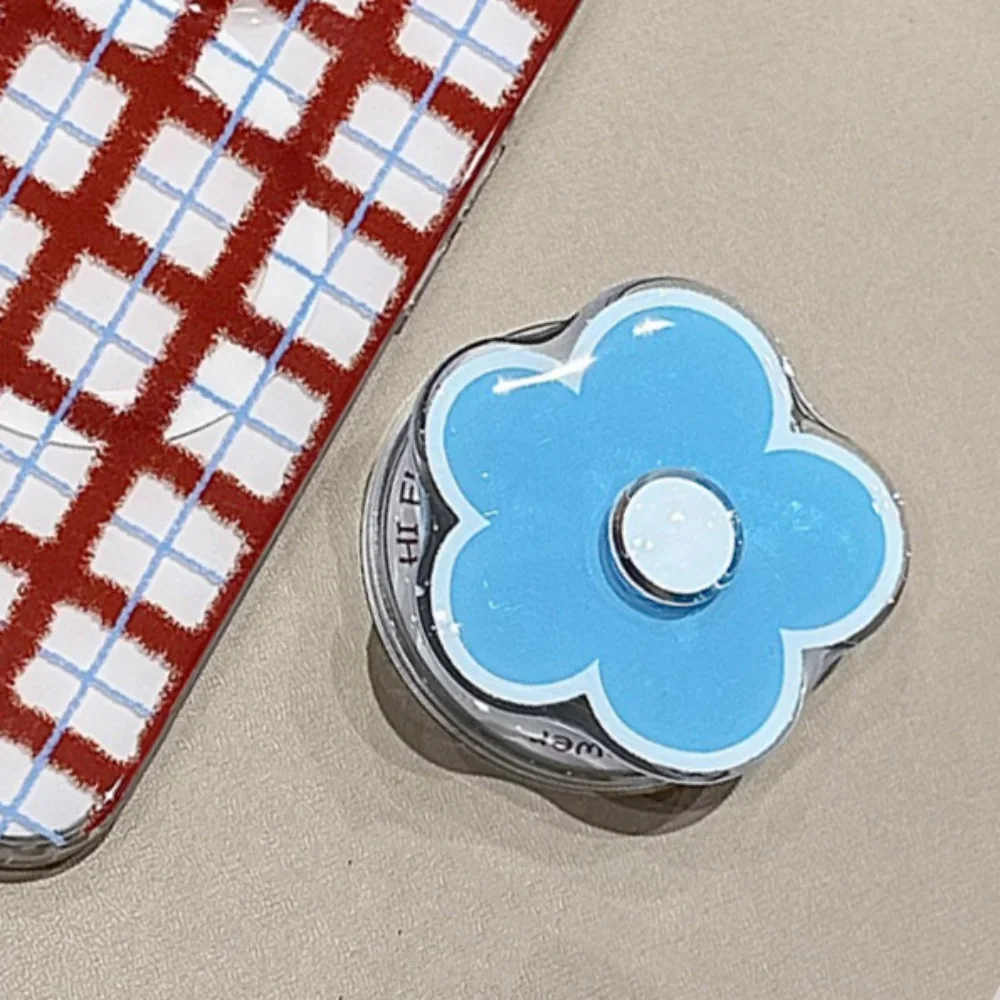 Lindo teléfono magnético Magsafe con flor giratoria adecuado para iPhone 17 estuche de carga inalámbrica soporte para teléfono