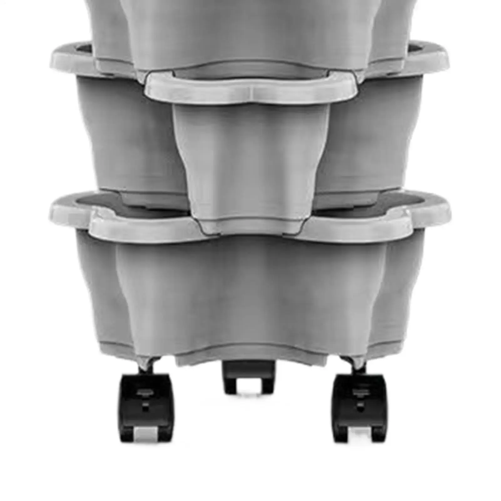 

Вертикальная садовая грядка-кашпо: штабелируемая, всепогодная, на колесиках, для клубники, для дома, улицы, двора, патио, приподнятых грядок