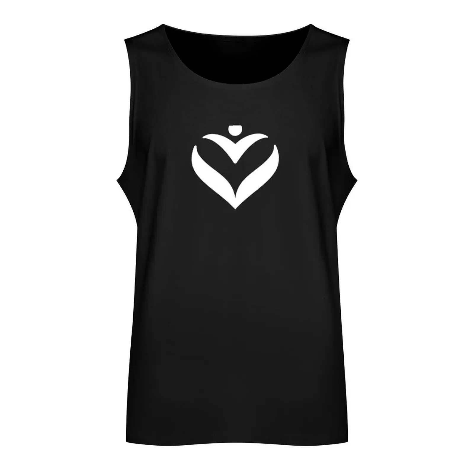 CPP White logomark Tank Top summer clothes men 2025 Men's fitness t-shirt anime clothes