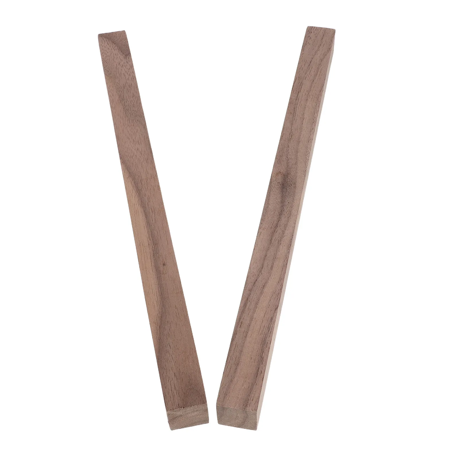 2Pcs Natural Black Walnut Wood Squares Dowels 34x12 Unfinished Wooden Craft Blocks for Woodworking DIY Art Small Wood Strips