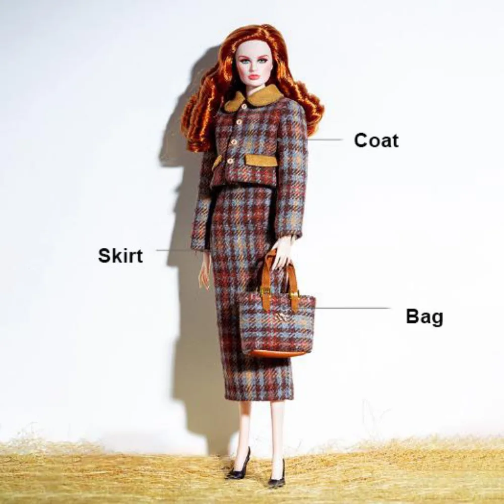 

European Style 32cm Supermodel Doll Clothes Suit Multistyles DIY Toys Collector Gifts Overcoat Accessories Set Fashion