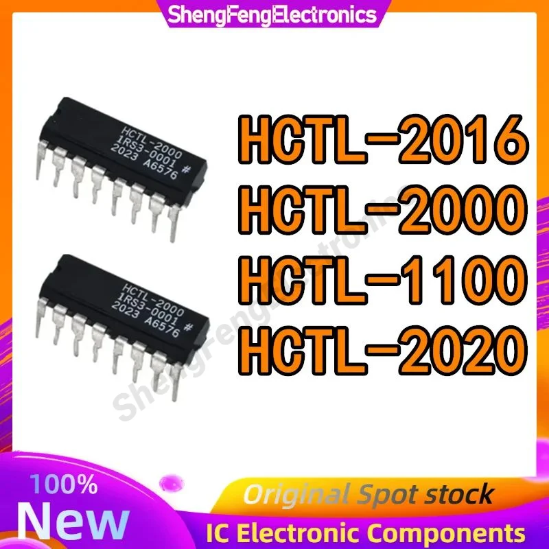 Novo original HCTL-2016 dip16 HCTL-2000 dip16 HCTL-1100 dip40 HCTL-2020 dip20 ic chip mcu em estoque