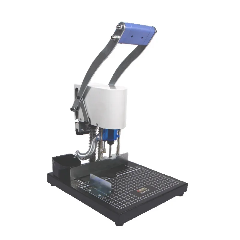 Electric hole punching machine file financial certificate bank hole punching machine