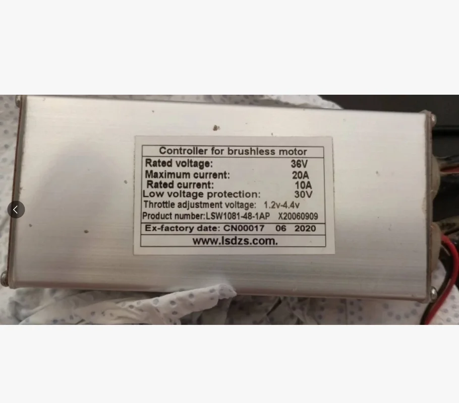 LSW1081-48-1AP BRUSHLES MOTR CTROLLER 36V 20A Aktualisierter Prts Elektrofahrradzugang 5S Engwe Engine Pro aktualisierte Version