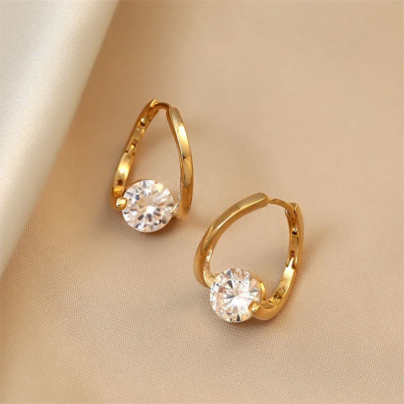 Ohrringe aus 925er-Sterlingsilber, glänzender Edelstein, Zirkon-Schmuck für Frauen, Hochzeit, exquisiter Schmuck, Verlobung, Mode, Geschenke, Party – Detail 2