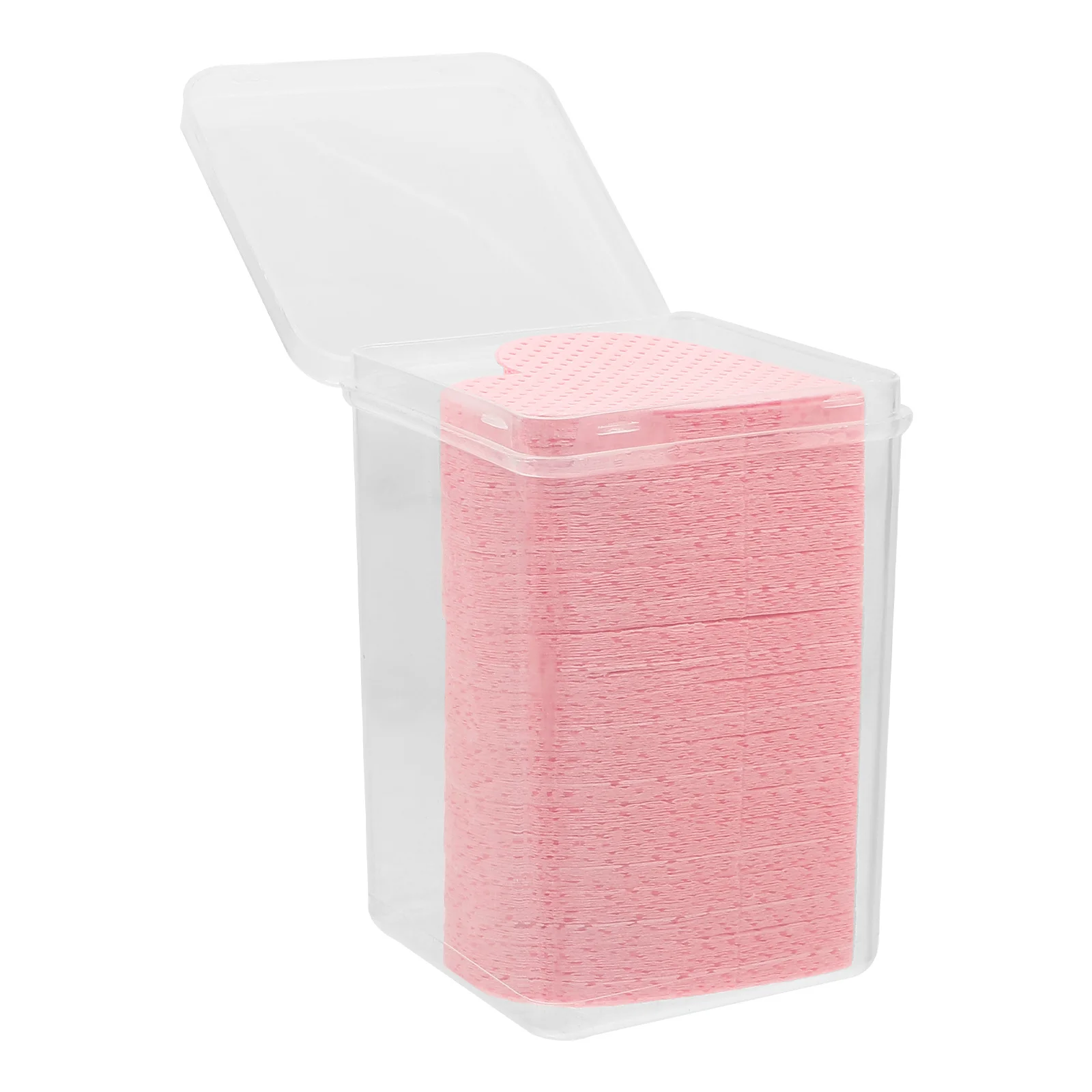 200 ورقة مناديل تنظيف الأظافر خالية من الوبر من القطن على شكل قلب تصميم للاستخدام في صالونات التجميل المنزلية مناديل خالية من الوبر مزيل طلاء الأظافر #2