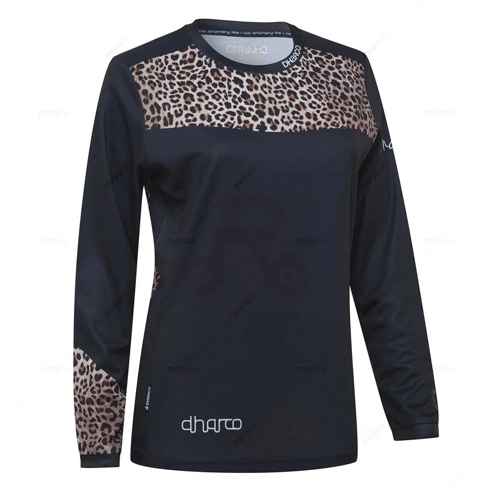 Jersey de montaña para hombre y mujer, camiseta de motocross de secado rápido, manga larga, primavera y verano