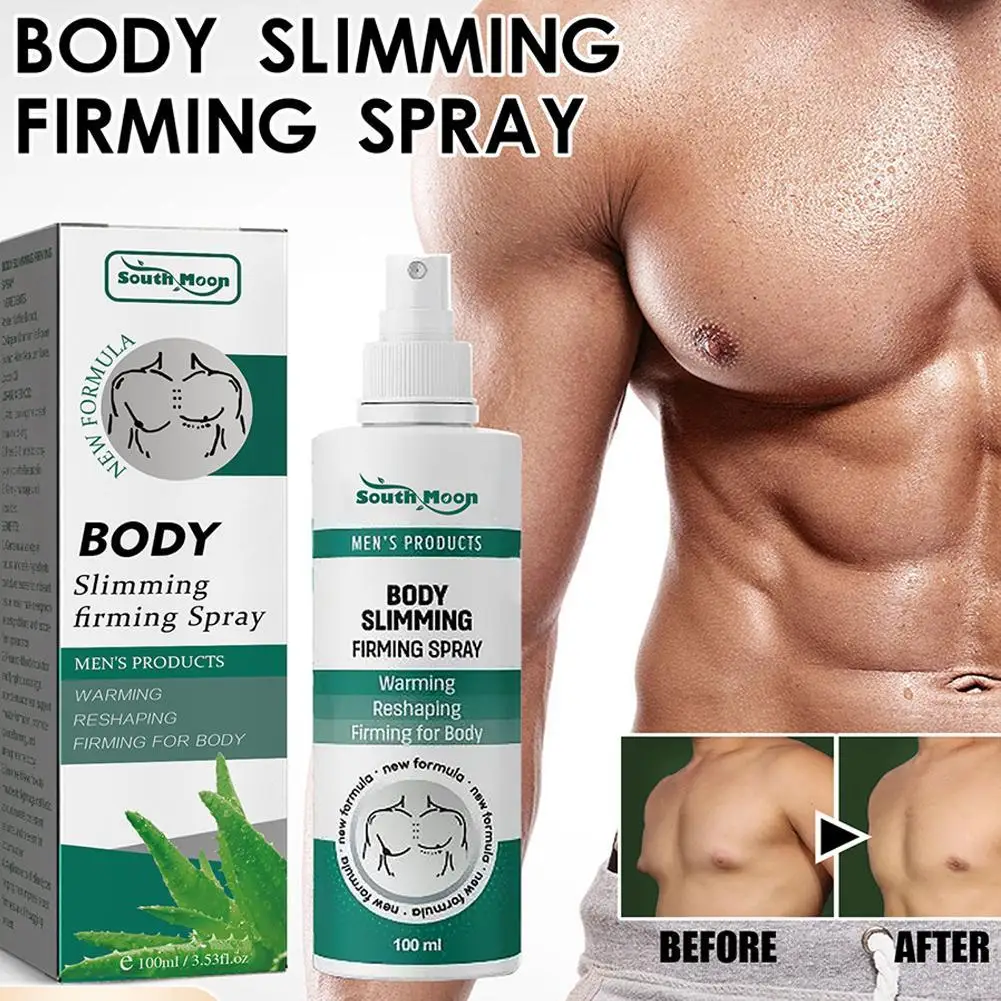 100ML Body Slimming Spray Body Shaping Skin Muscle Tightening Massage Slimming Spray Massage Abdomen Tighten Product